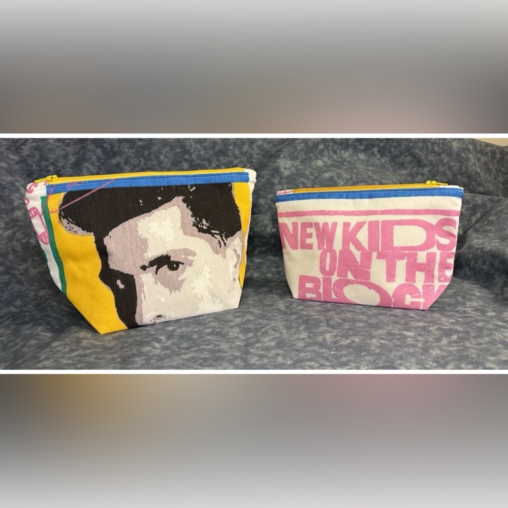 New Kids On The Block Graphic Cosmetic Bag Set